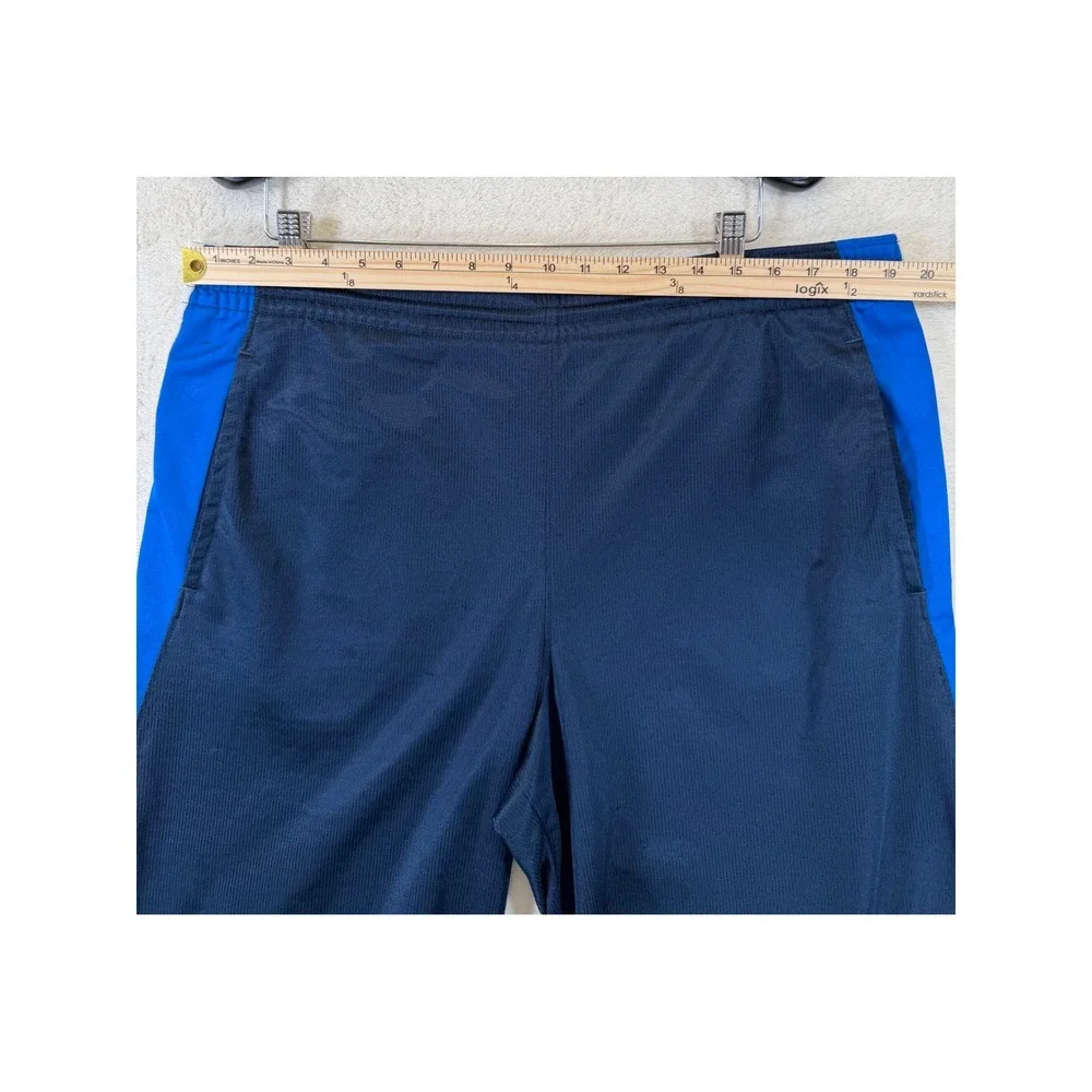 Nike Basketball Performance Shorts Mens Medium Navy Blue White Athletic Gym
